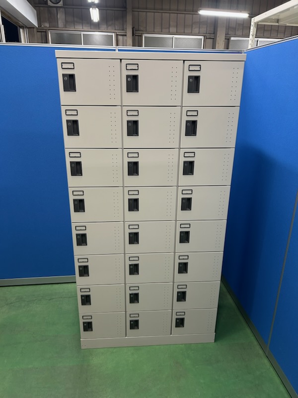 コクヨ　スクールロッカー　24人用　ナチュラルグレー　シューズロッカー