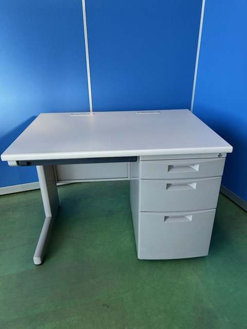 イトーキ　CZ　W1000　片袖机　ホワイトグレー　オフィスデスク［427］