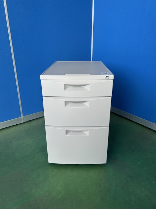 イトーキ　CZシリーズ　ホワイトグレー　デスクワゴン［492］