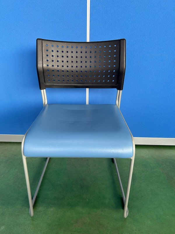 アイリスチトセ　ライタス　ブルー　ミーティングチェア［509］