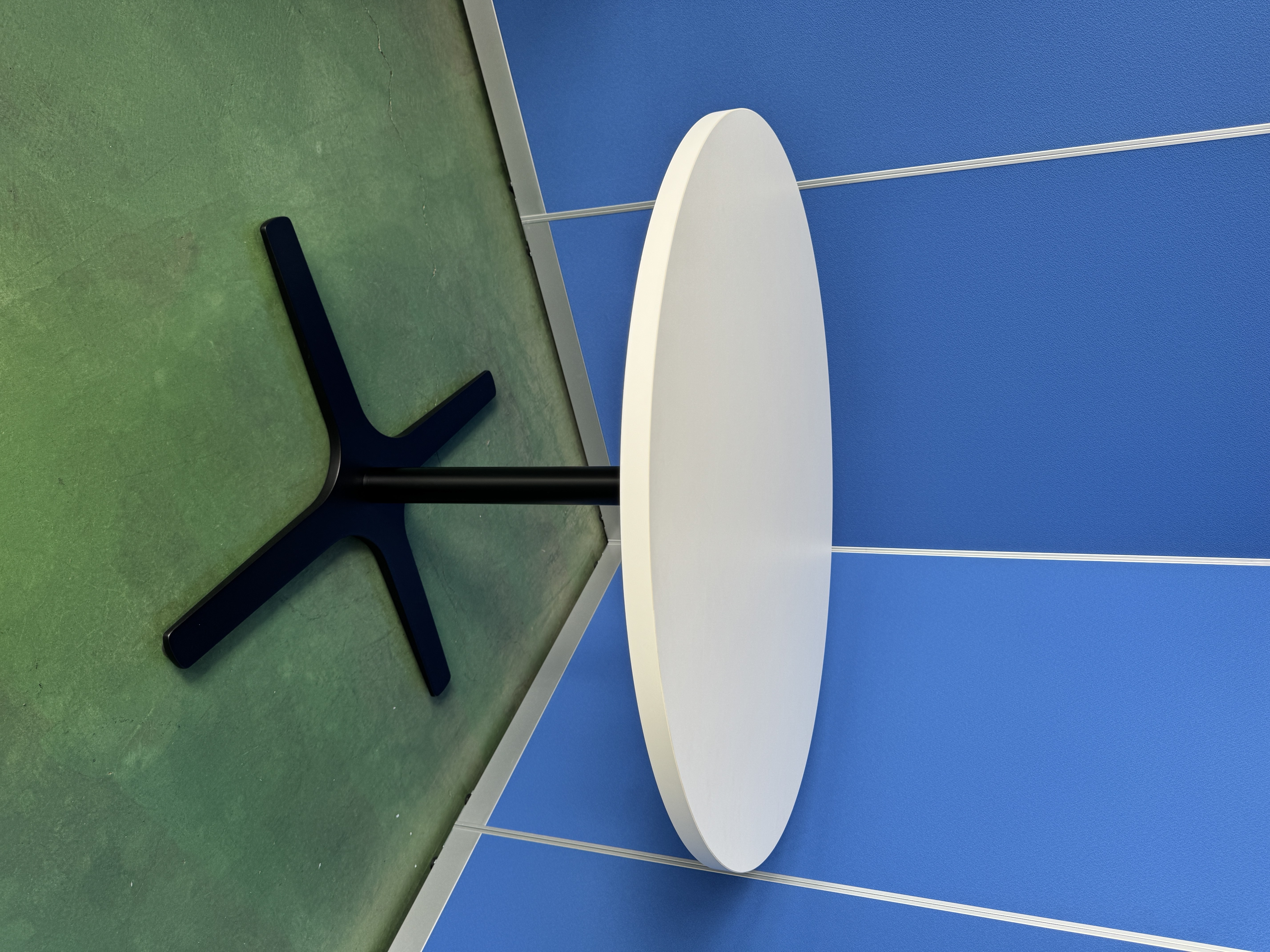 丸テーブル　ホワイト　W1000