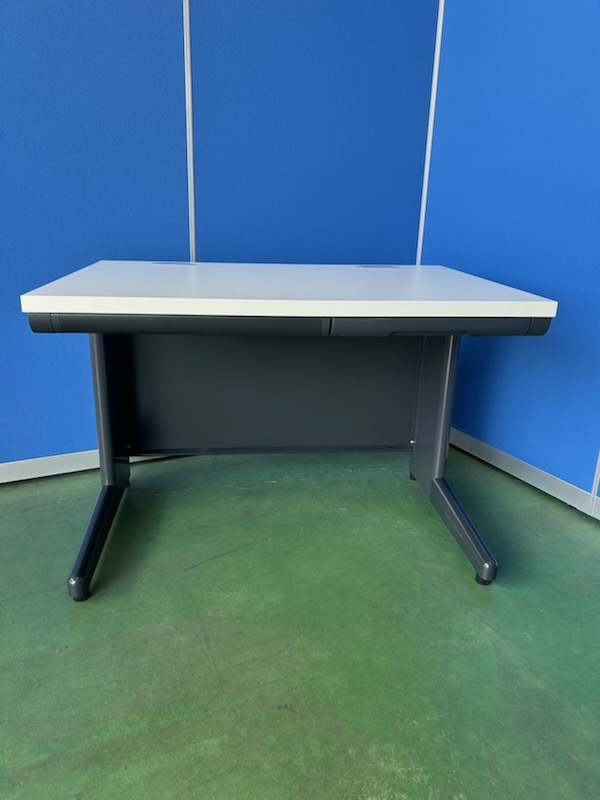 プラス　W1000　ホワイト　平机