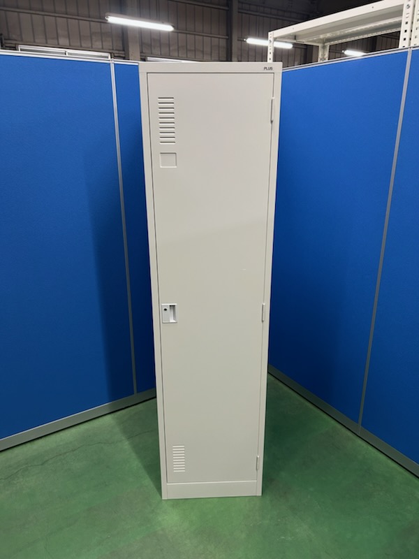 プラス　LK2　1人用　W455　ホワイト　オフィスロッカー